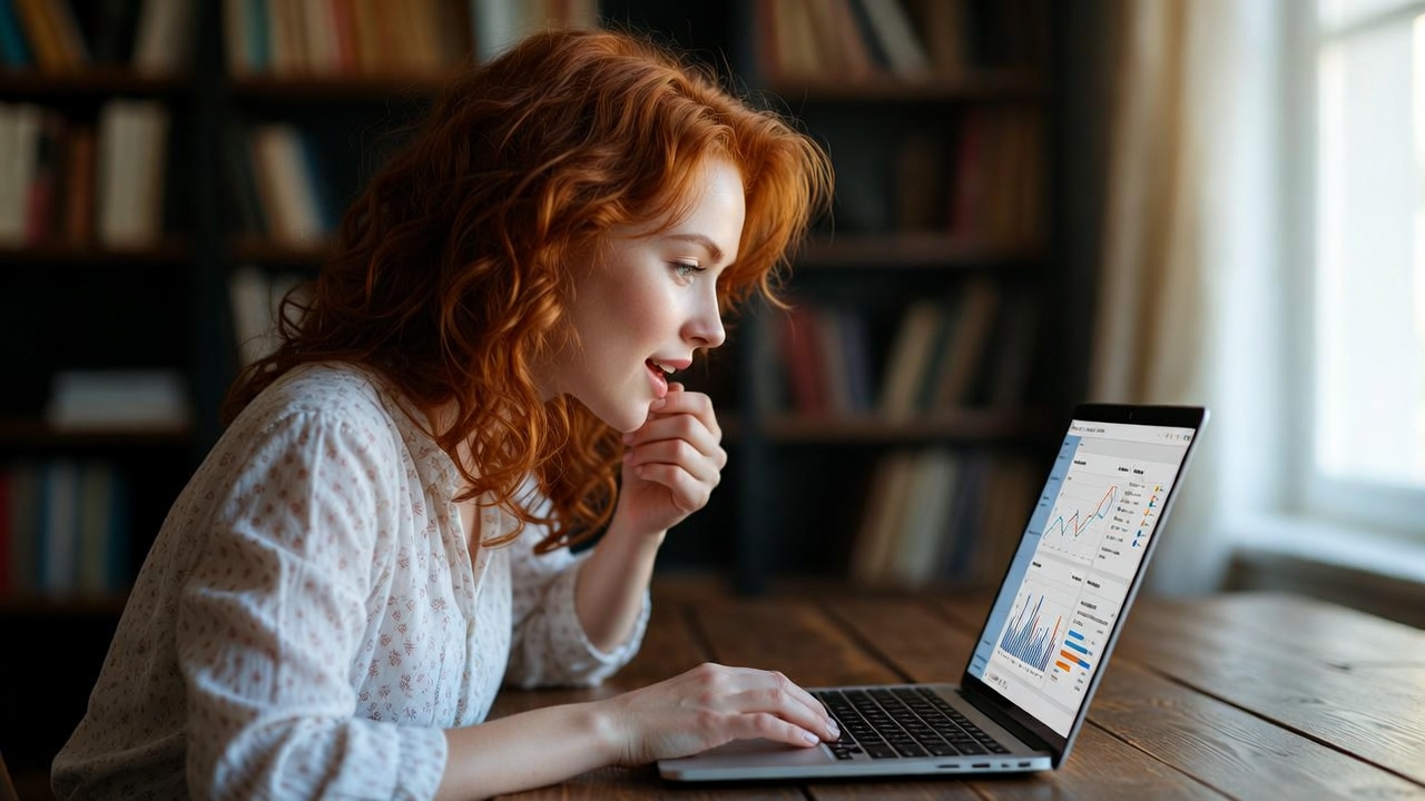Person looking up their court case on a laptop